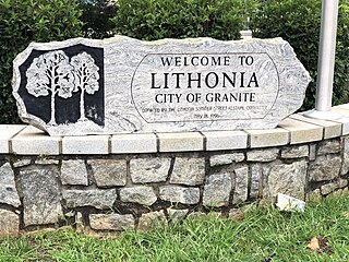 Lithonia is a city in eastern DeKalb County, Georgia, United States. The city's population was 2,662 at the 2020 census. Lithonia is in the Atlanta metropolitan area.