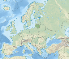 Localisation de la Lituanie en Europe