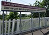 Llanfairpwll station sign