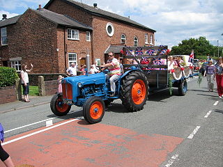 Lower Withington village in Cheshire, England