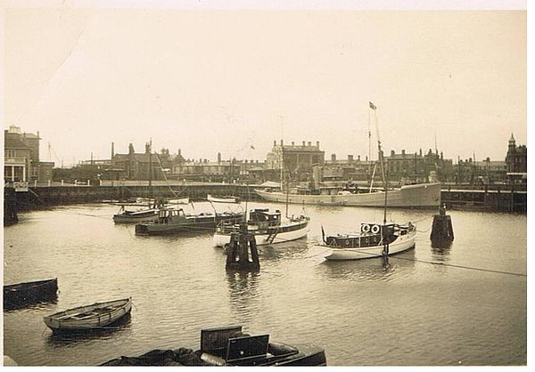 Lowestoft's Yacht Basin in 1929