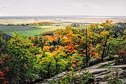 Pontiac vista dalle colline di Gatineau