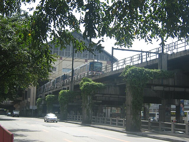 View of the station from EDSA.