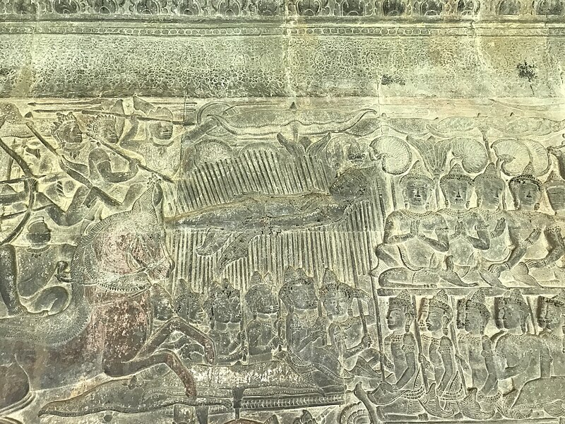 File:Mahabharata bas relief Angkor Bheesma.jpg