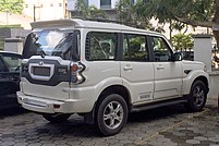 Mahindra Scorpio rear 3rd facelift