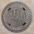 Manhole cover in Bratislava