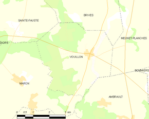 Poziția localității Vouillon