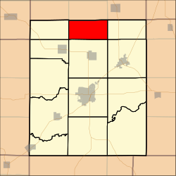 Map highlighting Long Branch Township, Saline County, Illinois.svg