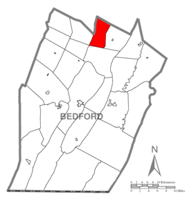 Ubicación del municipio de Bloomfield