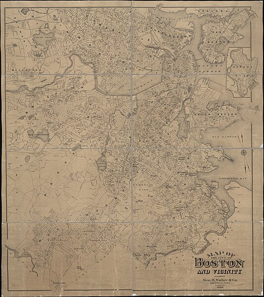 File:Map of the city of Boston and vicinity (3855454911).jpg