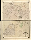 Thumbnail for File:Map of the town of Southbridge, Mass., including detail plans of Southbridge, Globe village and Sandersdale ... (3719859223).jpg