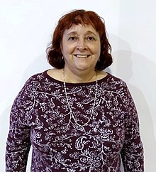 Cino during 2019 Guayaquil International Book Fair Maritza Cino en la FIL 2019 de Guayaquil.jpg