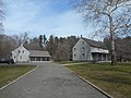 The driveway leading directly to those two main buildings...