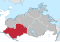 Localização do distrito de Ludwigslust-Parchim em Mecklemburgo-Pomerânia Ocidental