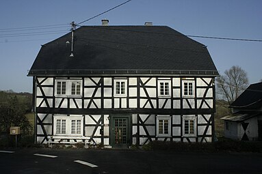 Altes Fachwerkhaus von 1719 im Ortsteil Adorf
