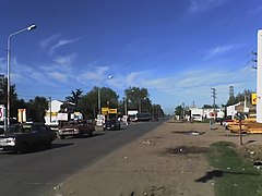 Eva Perón Avenue, all'altezza del Barrio Rivadavia, Pontevedra