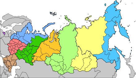 Military districts of Russia, 1992–1998