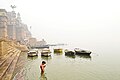 "Morning_at_Rana_Mahal_Ghat,_Varanasi.jpg" by User:Logicgiant