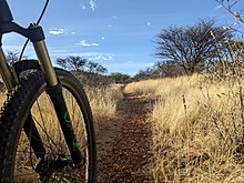 Mountain bike on Farm Windhoek