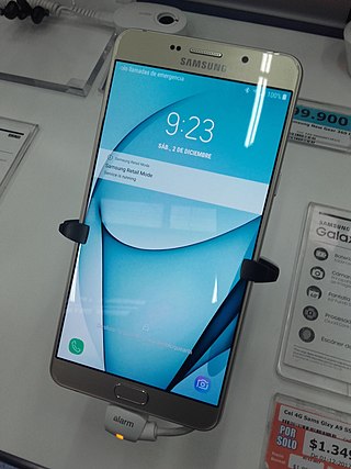 <span class="mw-page-title-main">Samsung Galaxy A9 Pro (2016)</span> 2016 Android smartphone