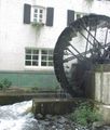 Wasserrad der Mühlrather Mühle am Hariksee in Schwalmtal