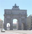 Siegestor, direction South