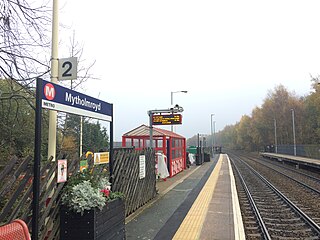 <span class="mw-page-title-main">Mytholmroyd railway station</span> Railway station in Northern England