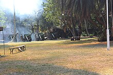 The NFA just after firing the salute at the Gunner's Memorial Service in Durban 2014 NFA Fires the Salute - Gunner's Memorial 2014 01.JPG