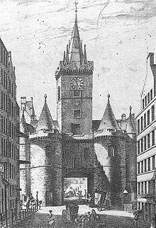 The Netherbow or East Port gate of Edinburgh Netherbow E.jpg