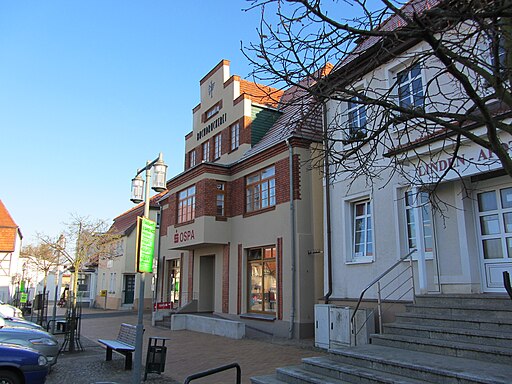 Neubukow Markt Buchdruckerei Ostseesparkasse 2012 01 26 033