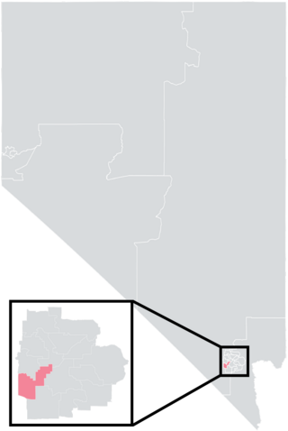 <span class="mw-page-title-main">Nevada's 9th Senate district</span> American legislative district