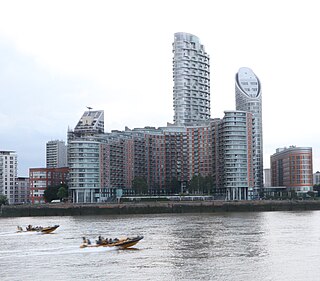 <span class="mw-page-title-main">New Providence Wharf</span> Residential in Tower Hamlets, London