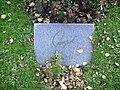 Ingrid Bergmans grav på Norra begravningsplatsen i Stockholm.