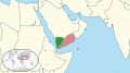 Lage Nord- und Südjemen