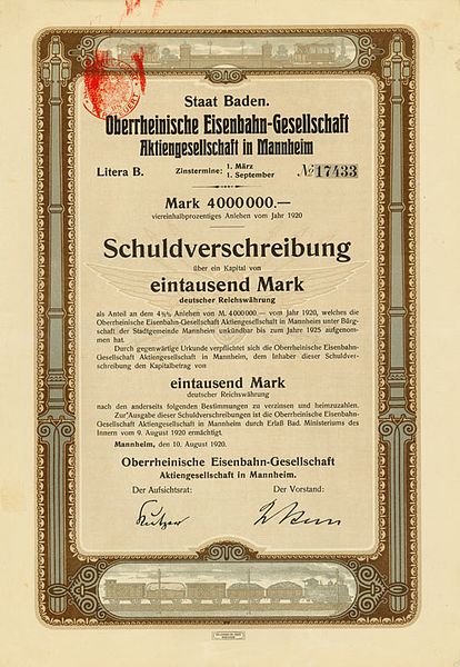 File:Oberrheinische Eisenbahn-Gesellschaft 1000 Mk 1920.jpg