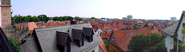 Old town view from St. Ursula church