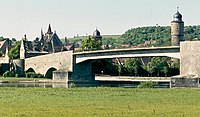 Alte Mainbrücke, after the post-WW II rebuilding