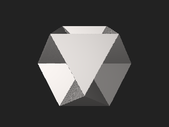 3D model of an octahemioctahedron Octahemioctahedron.stl