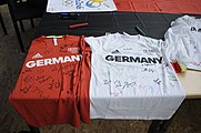 Deutsch: Bild aufgenommen in Hannover während der Einkleidung der deutschen Olympiamannschaft 2016.