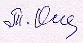 signature de Taïssia Sergueïevna Osintseva