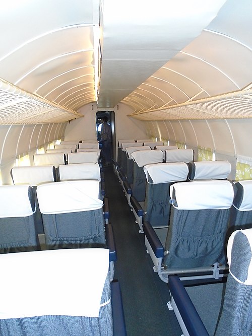 DC-3 airliner cabin