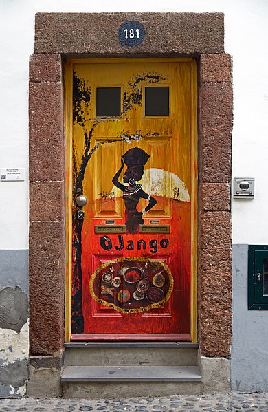 File:Painted door (OJango). Funchal, Madeira.jpg