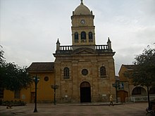 The largest Catholic church in La Calera