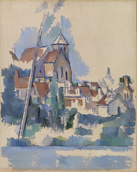 File:Paul Cézanne - Church at Montigny-sur-Loing (L'Église de Montigny-sur-Loing) - BF970 - Barnes Foundation.jpg