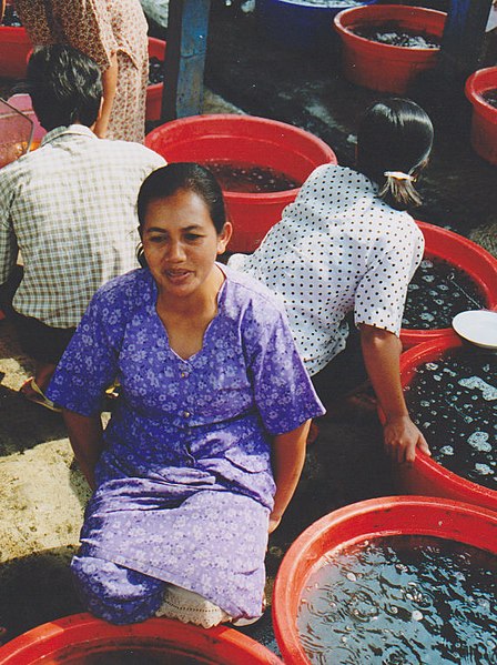 File:People fishmarket Indonesia.jpg