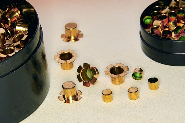 Percussion caps have been manufactured in various sizes to fit snugly over different sized nipples.