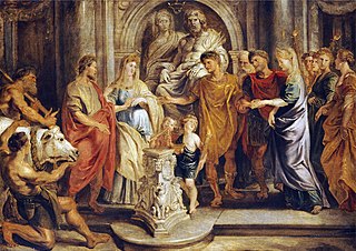 The marriage of Constantine and Fausta and of Constantia and Licinius