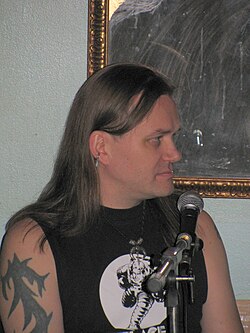 Petri Hiltunen Necrocomicon -tapahtumassa marraskuussa 2008.