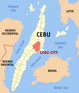 Kaart van Cebu City