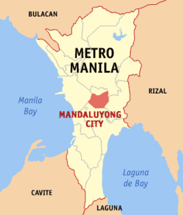 Kaart van Mandaluyong